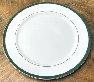 Set of 4 Lunch Salad Plates 9" Dudson England Restaurant Ware Vintage Green Gold - Picture 1 of 9