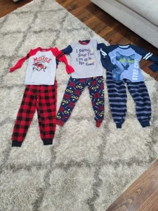 Big Kids Boys Size 8 Pjs 3sets - Picture 1 of 5