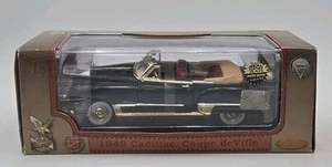 Road Legends 1949 Cadillac Coupe Deville Limited Edition Real Leather Seats 1/18 - Picture 1 of 5