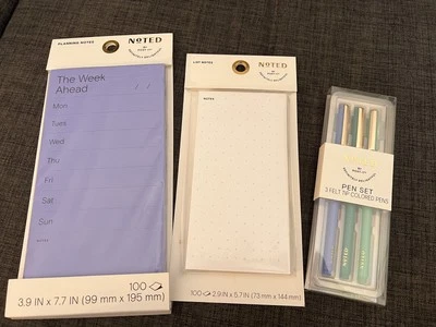 Noted by Post-it List Notes / Planning- The Week Ahead / Felt Pens - Image 1 of 4