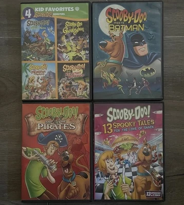 Scooby-Doo 4 DVD Lot Over 15 Episodes Including Scooby-Doo Meets Batman & More - Image 1 of 4