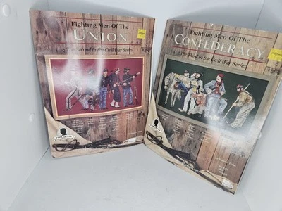 Fighting Men of the Confederacy Union Jeanette Crews 1991 Vintage Cross Stitch - Image 1 of 4