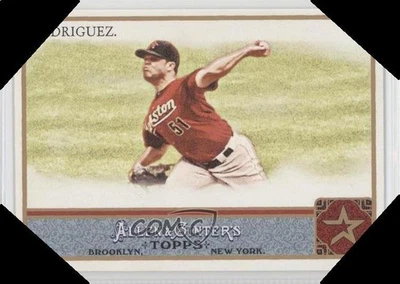 Quebra-cabeça 2011 Topps Allen & Ginter's Ginter Code Border Wandy Rodriguez #102 - Imagem 1 de 2
