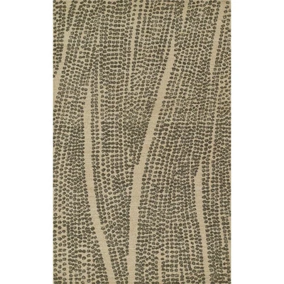 Alfombra geométrica de lana acolchada a mano Momeni Teppe Foto 1 de 4