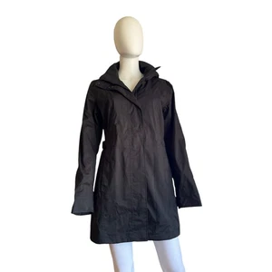 The North Face Jacke schwarz Kapuze Trench Style Reißverschluss längere Länge M - Bild 1 von 5