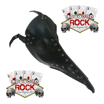 Plague Doctor Mask Birds Mouth Long Nose Beak Vinyl Steampunk Costume - Image 1 of 3