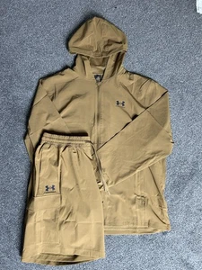 Under Armour Short Set - Camel - Size Small - Brand New 🔥 - Picture 1 of 3