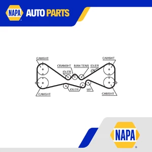 Timing Belt fits SUBARU FORESTER SF5, SG, SH 2.0 98 to 13 Gates 13028AA250 New - Picture 1 of 8