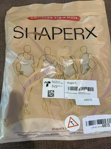SHAPERX Bodysuit Shapewear Medium Nude Tummy Control Seamless Slimming Suit - Picture 1 of 3