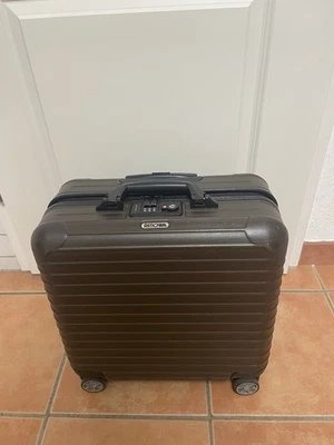 RIMOWA Salsa Compact Cabin Trolley, dunkelbraun, Viel gereist | 4 Wheel - Bild 1 von 4