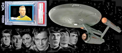 Star Trek © A&BC 1969 CAPTAIN KIRK 1/1 #1 NM-MINT 8 - Vintage garno PSA⭐️⭐️⭐️⭐️⭐ - Image 1 of 4