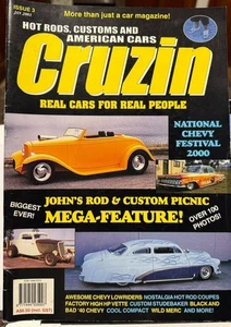 RARE Cruzin Aussie Mag No.3 Jan 2001 Vintage Hot Rod Custom Good Condition - Picture 1 of 5