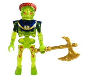 Playmobil Egyptian crystal green Skeleton with golden ax - C32 - Picture 1 of 3