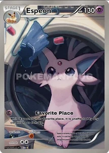 Cozy Espeon Full Art - Pokémon Card Collectable Gift Display - Picture 1 of 3