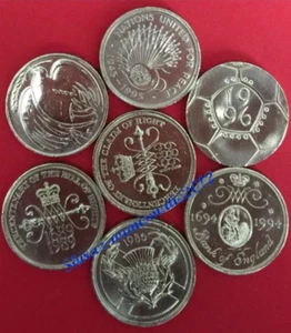 Rare £2 two Pound UK hunt coins from 1986-2017 inc CLAIM & IRLAND FLAG - Picture 1 of 53