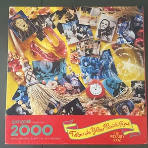 Springbok FOLLOW THE YELLOW BRICK ROAD 2000 Piece Puzzle THE WIZARD OF OZ - Picture 1 of 7