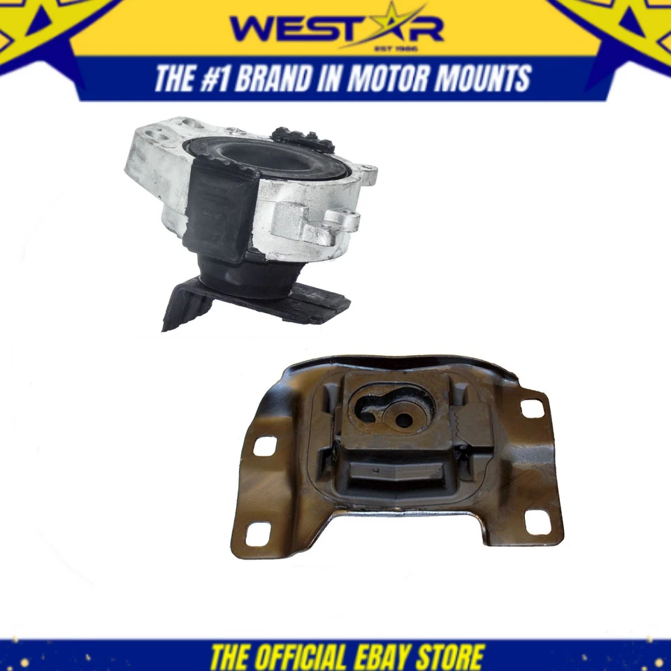 Juego de 2 piezas de montaje de motor y transmisión para Mazda 3 Mazdaspeed 2,3 L Turbo 10-13 para Manua Foto 1 de 4