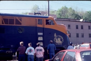 CNJ-Jersey Central F3A # 56 human interest @ Jim Thorpe Pa.-1991 Kodak slide - Picture 1 of 1