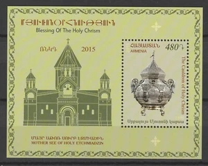 Armenien 2015 Religion, The Holy Chrism MNH Block - Bild 1 von 1