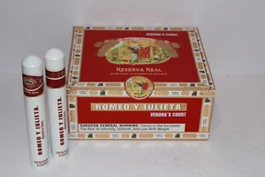 Romeo Y Julieta Verona’s Court Empty Cigar Box Red & Gold & 2 holders Empty Box - Picture 1 of 6