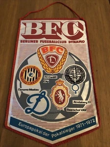bfc dynamo wimpel/fanion Uefa Cup 1971-72 Dynamo Moskau;Cardiff;Beerschot… - Bild 1 von 5