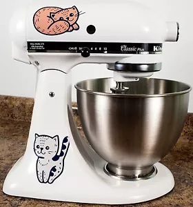 Cute Little Kittens Full Color Decal Art Wrap for Mixers and Mixing Machines - Picture 1 of 2