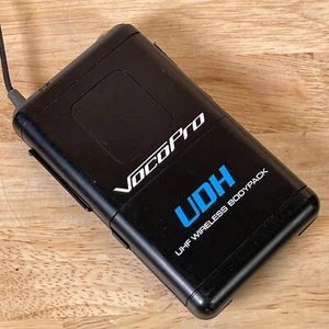 Vocopro UDH Black Wireless 902.20MHz UHF Portable Bodypack Transmitter Only - Picture 1 of 4