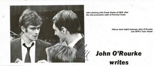 FRANK CLARKE SIGNED PHOTO FROM 1968 ~ SHREWSBURY IPSWICH CARLISLE QPR - Picture 1 of 2