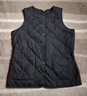 Duluth Trading Co Vest Mens Xl Black Quilted Puffer