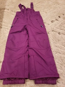 Champion Girls XS Purple Snowbib Overall Snow Pants VentureDry - Picture 1 of 7