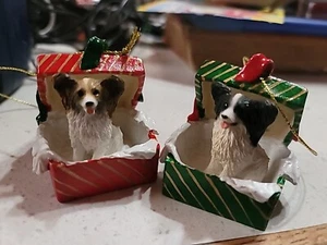 papillon dog Christmas Ornaments - Picture 1 of 13