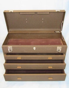 Kennedy 620-517179 Toolbox 3 Drawer Machinist Chest Mechanics Tool 20" No Key - Picture 1 of 10