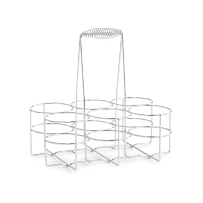 Zeller Flaschenhalter für 6 Fl. Metall verchromt - Bild 1 von 2