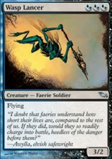 Wasp Lancer - Foil ~ Near Mint Shadowmoor MTG Magic UltimateMTG Multi-Color Card
