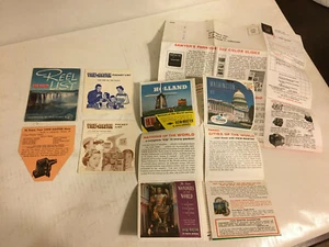 Sawyer's Viewmaster Paper Ephemera Lot, Vintage Lists, Products, Inserts - Picture 1 of 9