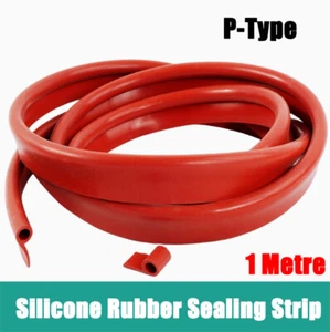 High Temp Silicone Rubber Sealing Strip P-Type for Cooker Steamer Oven Door Seal - Picture 1 of 16