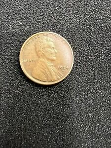1924-D Lincoln Cent Wheat Penny, XF