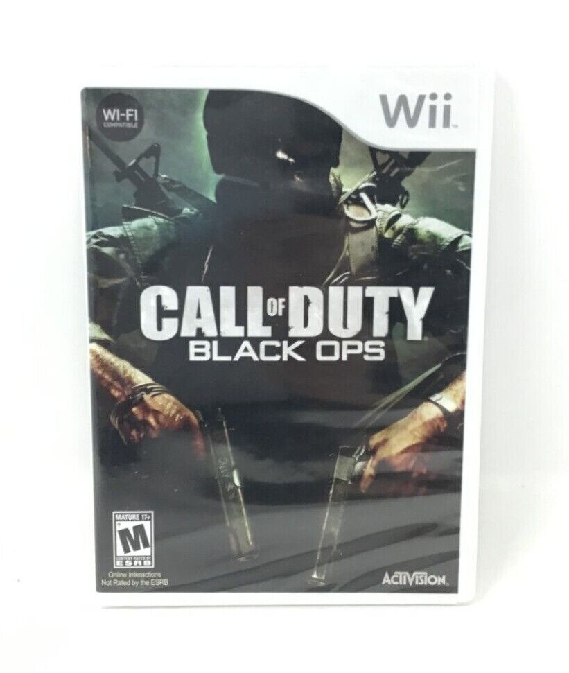 2010 CALL OF DUTY BLACK OPS WII NINTENDO GAME FACTORY SEALED