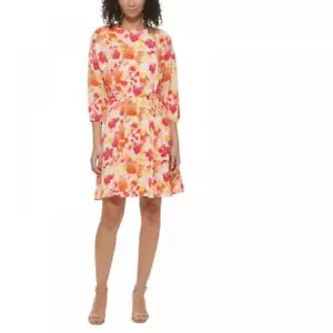 New $129 Jessica Howard Women's Knee Length Half Sleeve Sheath Dress A3780 - Picture 1 of 20