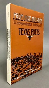 [Texana]  First Edition  From Hide and Horn  Texas Poetry Anthology  1985 - Picture 1 of 6