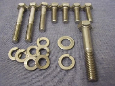 Ford Kent Crossflow STAINLESS STEEL Front Timing Chain Water Pump HEX Bolt Kit L - Image 1 of 4