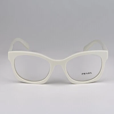 Gafas Prada Hombres Blanco Marfil Demo Cuadradas PRA05V 17K1O1 NUEVAS Foto 1 de 4