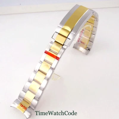 316L SS Bracelet 20mm for Oyster/Jubilee/President Style NH35 Men Watch Strap - Image 1 of 4