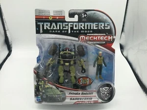 TRANSFORMERS DARK OF THE MOON MECHTECH SANDSTORM PRIVATE DEDCLIFF HASBRO BNIB - Picture 1 of 11