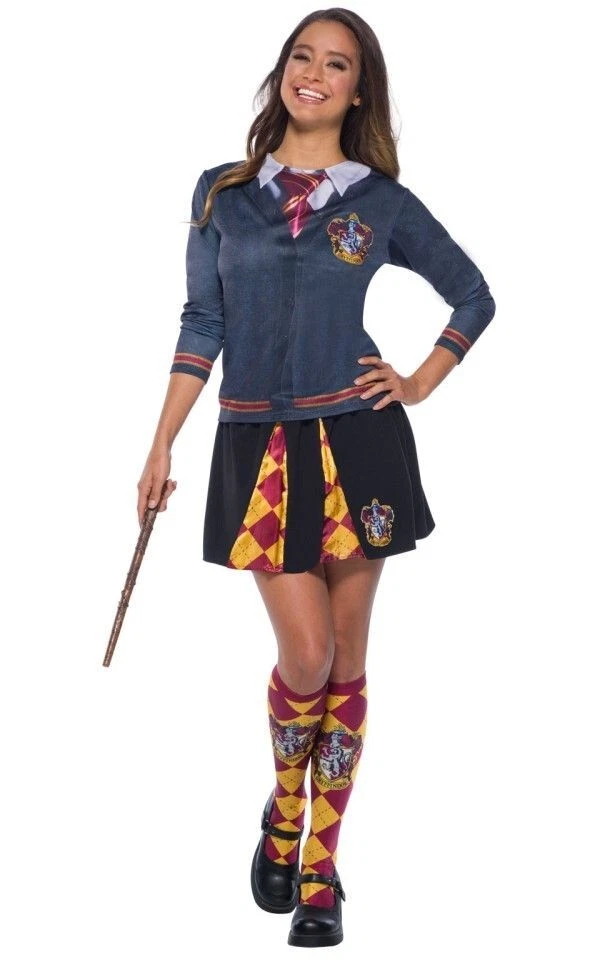 Ladies Hermione Granger Gryffindor Harry Potter Fancy Dress Top UK 8-10 - Image 1 of 1