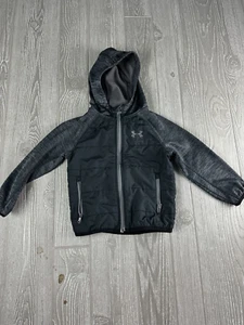 Under Armour Todder Black Jacket Coat Size 4 - Picture 1 of 9