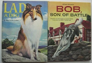 2 Bks LAD, A DOG A. Terhune 1972 BOB, SON OF BATTLE A. Ollivant 1960 HC ILL - 6B - Picture 1 of 19