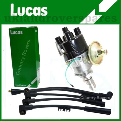 LAND ROVER SERIES 2 / 3 - 2.25 DISTRIBUTOR + LUCAS HT LEAD SET ETC5835 ERC3256L - Image 1 of 4