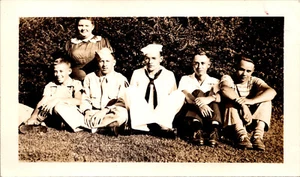 1944 WWII US Soldier Sailor Home Leave Tuscarawas County OH WWII Photo Snapshot - Picture 1 of 3