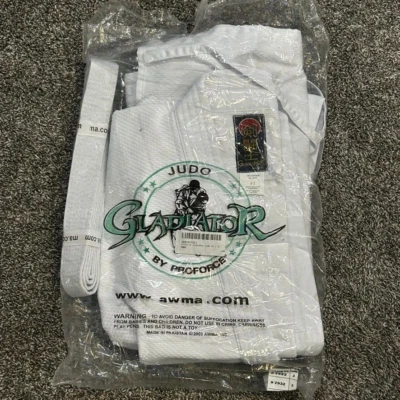 ProForce Gladiator Judo Uniform Set Size 4 with Traditional Drawstring - Image 1 of 3